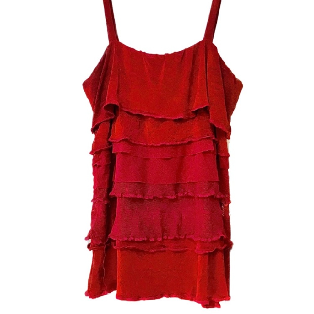 Vintage Jean Paul Gaultier ruffle tank